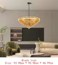 Modern 54" Rectangle Gold Chandelier, 12-Light Smoke Glass Pendant Light for Dining Room, Kitchen, Living Room & Bedroom,
